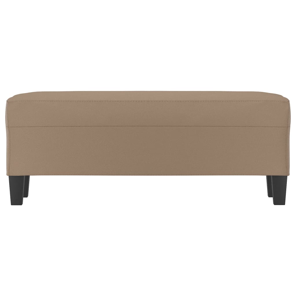 Klupa boja cappuccina 100 x 35 x 41 cm od umjetne kože