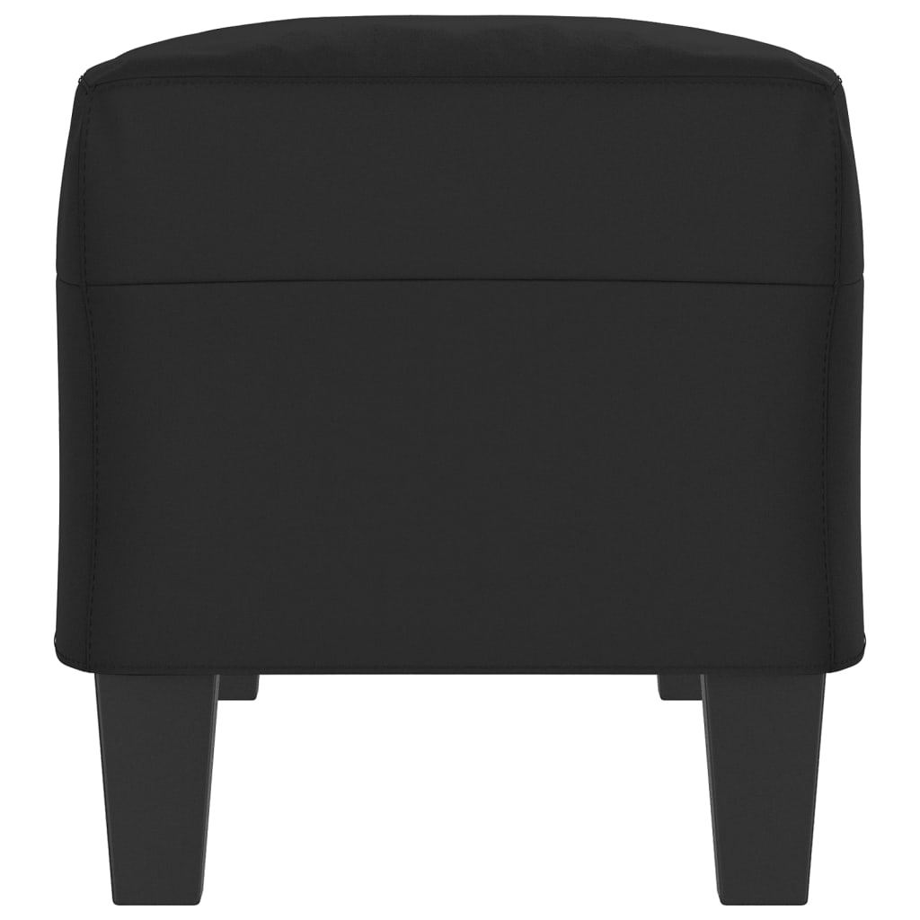 Klupa crna 100 x 35 x 41 cm od mikrovlakana