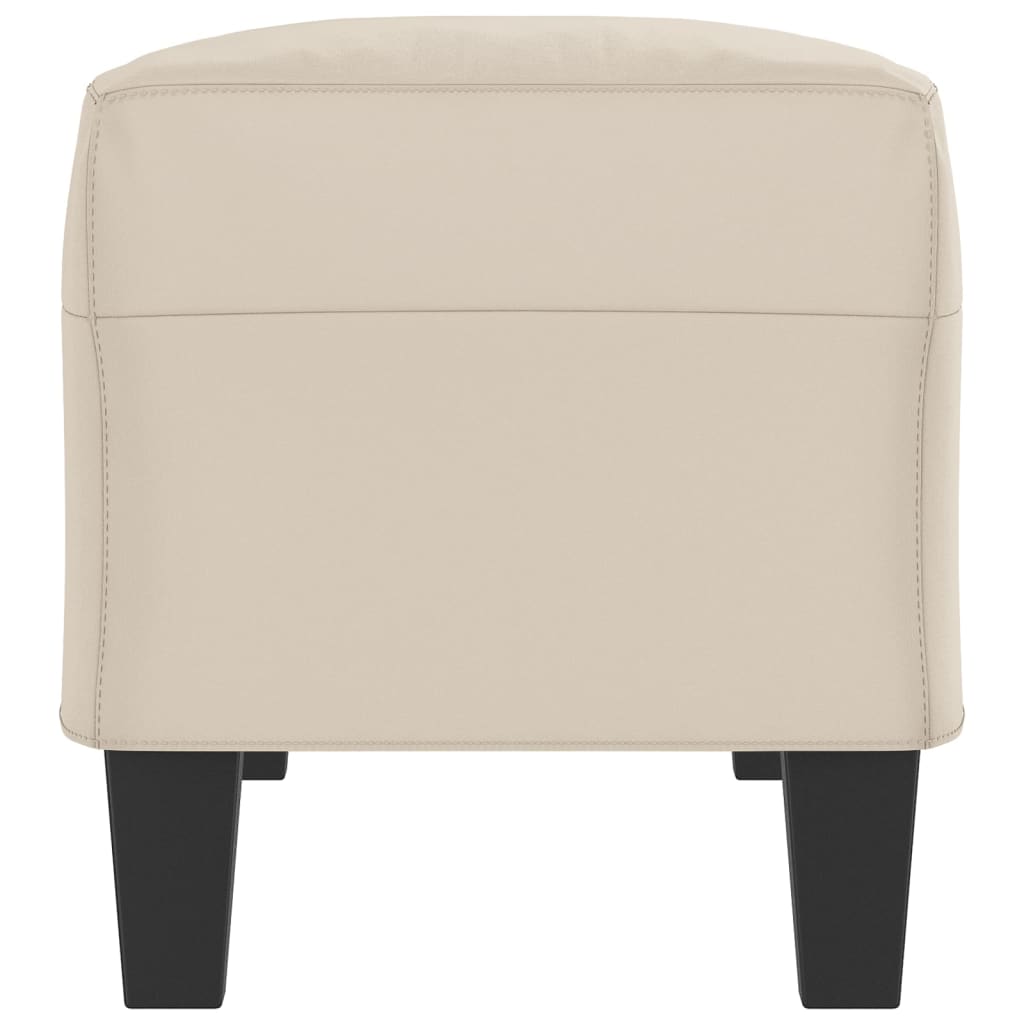 Klupa krem 100x35x41 cm od mikrovlakana