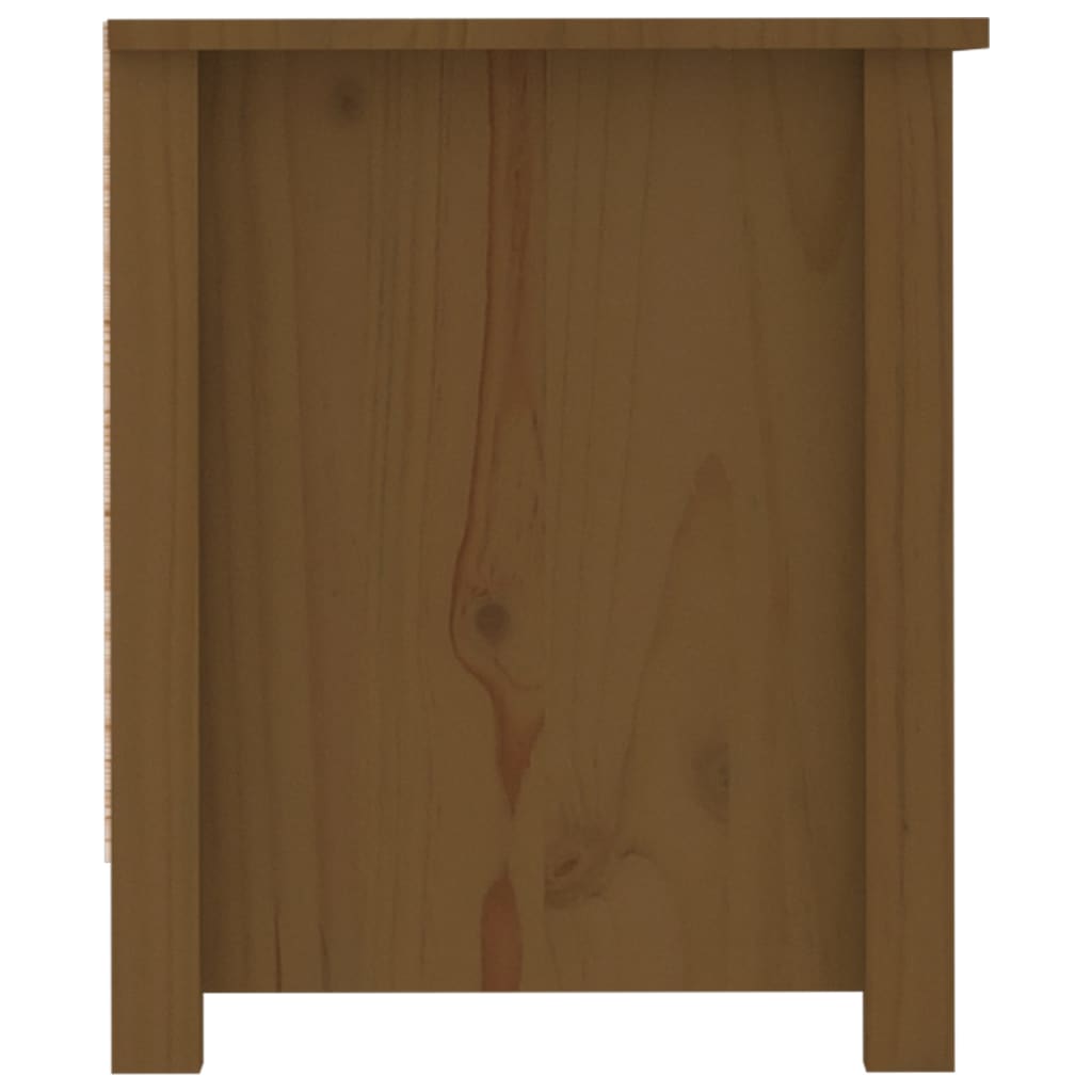 Ormarić za cipele boja meda 110x38x45,5 cm od masivne borovine