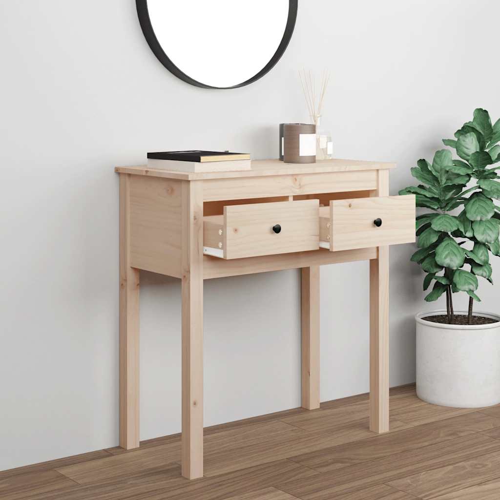 Konzolni stol 70 x 35 x 75 cm od masivne borovine