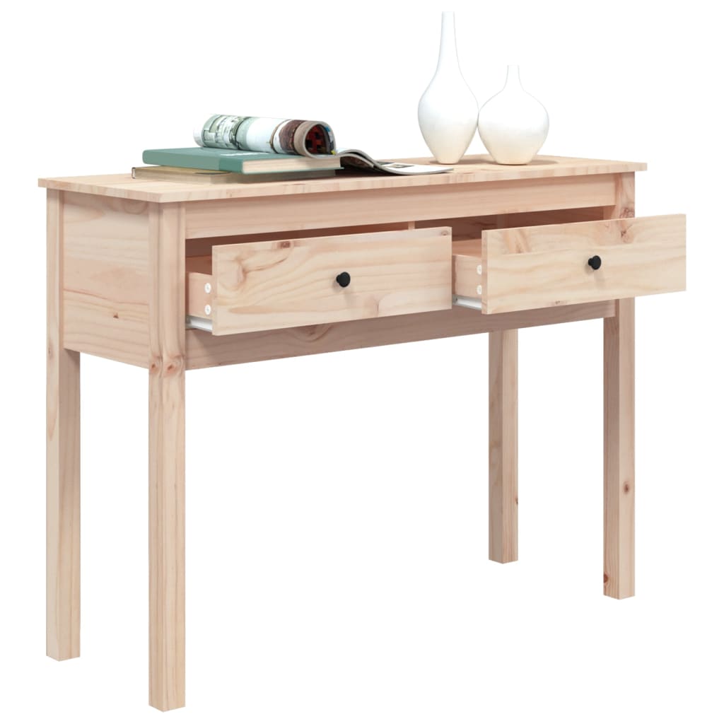 Konzolni stol 100x35x75 cm od masivne borovine
