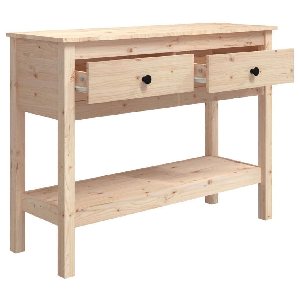 Konzolni stol 100x35x75 cm od masivne borovine
