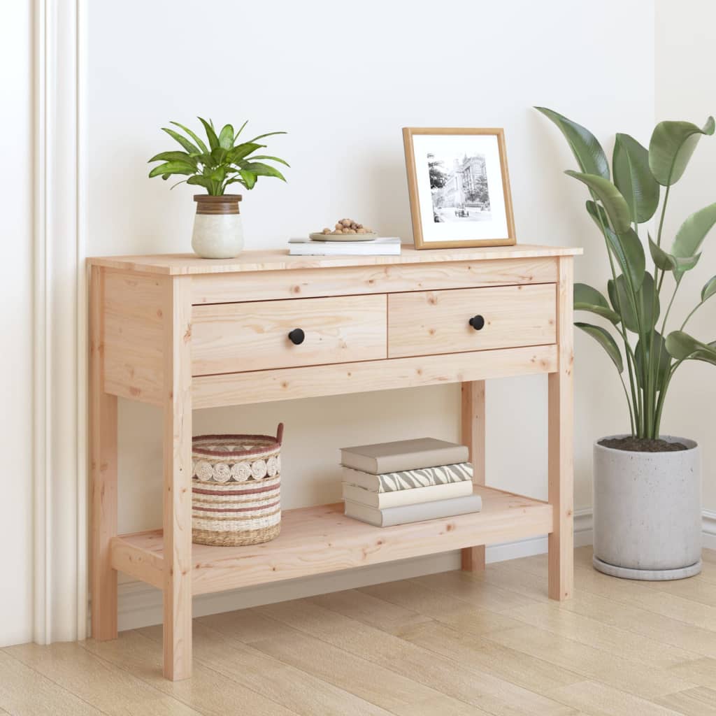 Konzolni stol 100x35x75 cm od masivne borovine