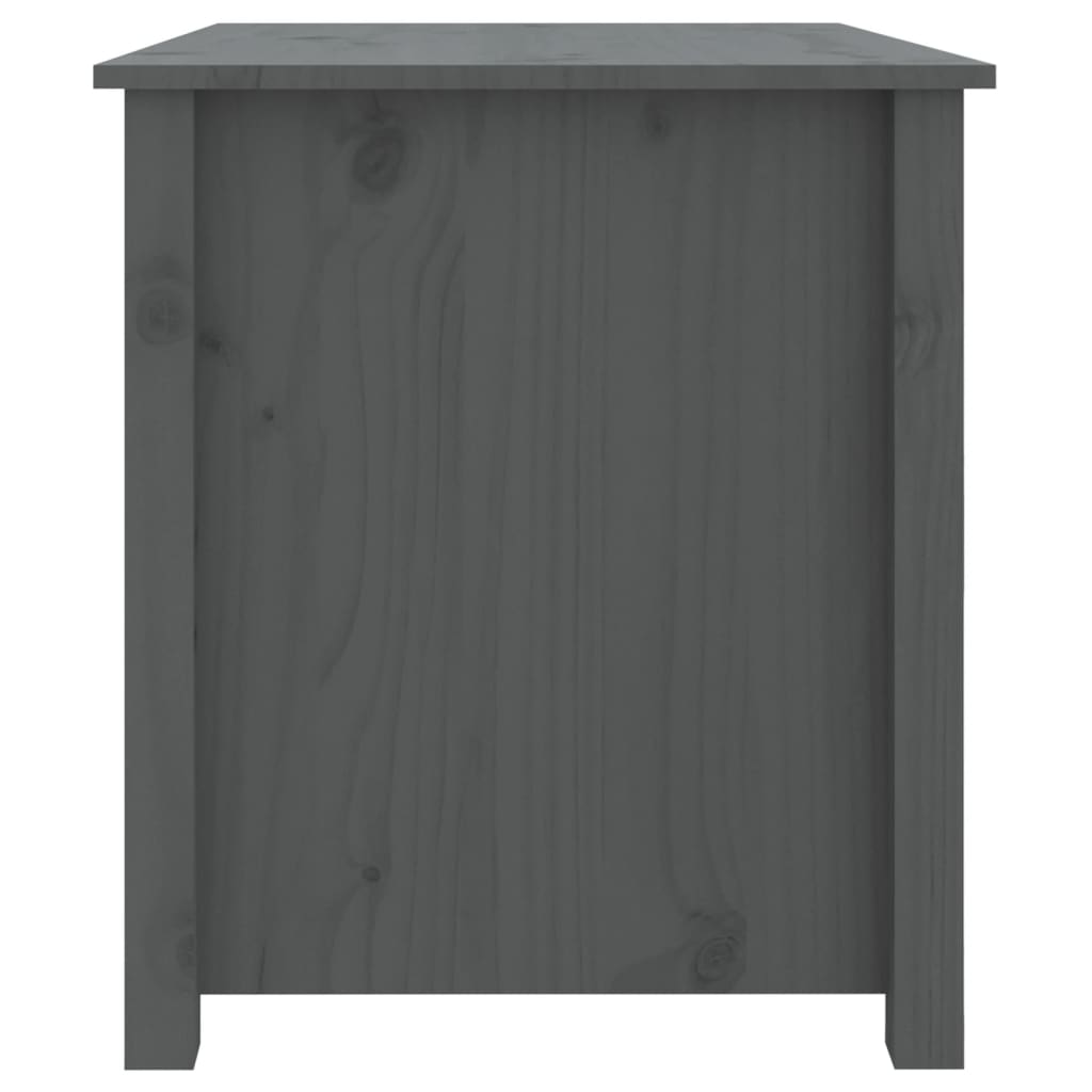 Stolić za kavu sivi 71 x 49 x 55 cm od masivne borovine