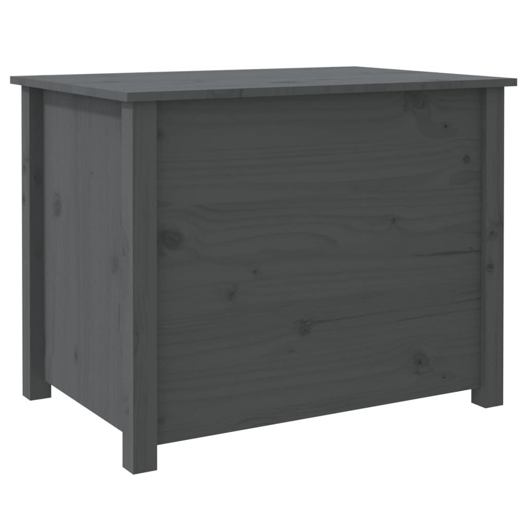 Stolić za kavu sivi 71 x 49 x 55 cm od masivne borovine