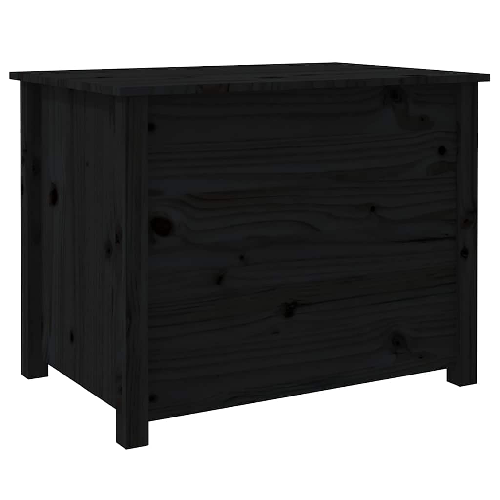 Stolić za kavu crni 71 x 49 x 55 cm od masivne borovine