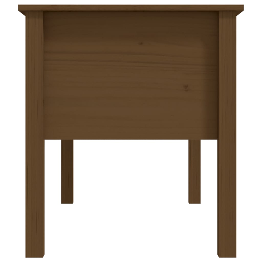 Stolić za kavu boja meda 102 x 49 x 55 cm od masivne borovine