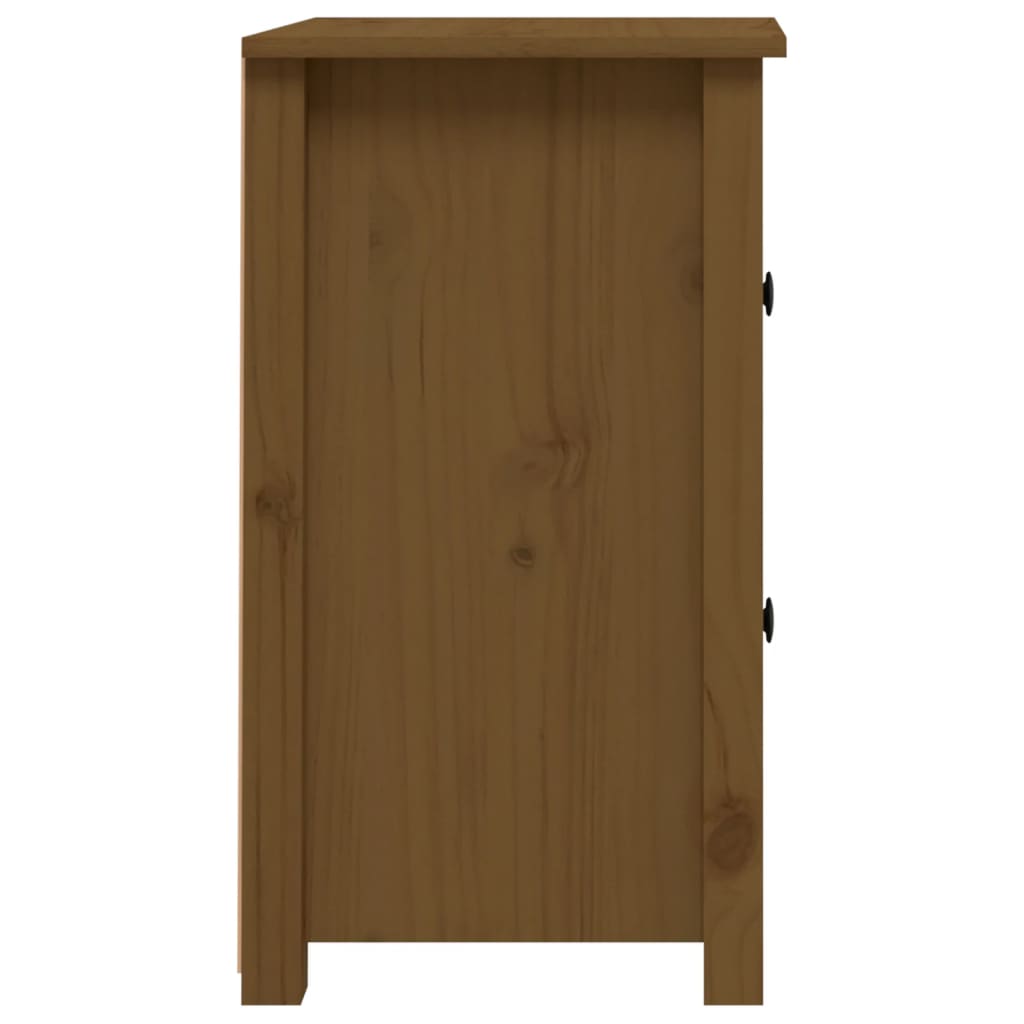 Noćni ormarić boja meda 40x35x61,5 cm od masivne borovine