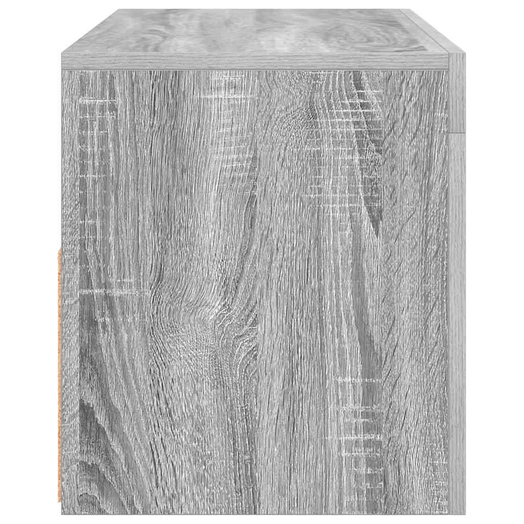 TV ormarić s LED svjetlima boja sivog hrasta sonome 90x35x40 cm