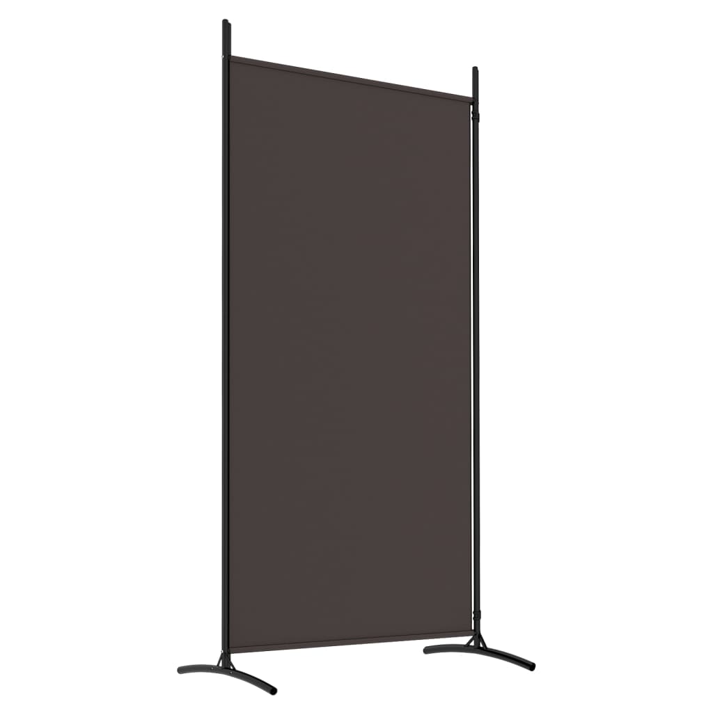 Sobna pregrada s 2 panela smeđa 175 x 180 cm od tkanine
