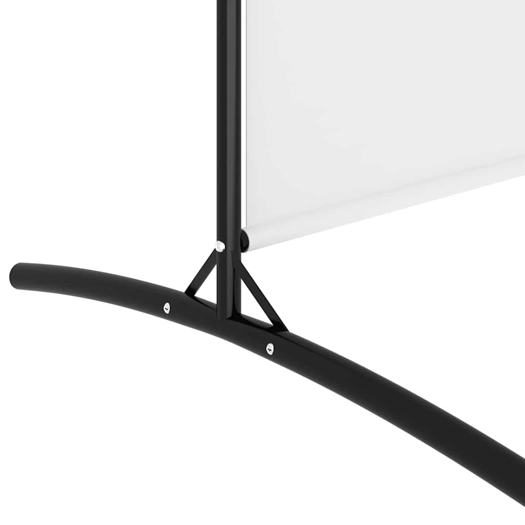 Sobna pregrada s 4 panela bijela 346 x 180 cm od tkanine