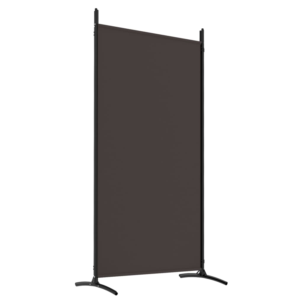 Sobna pregrada s 4 panela smeđa 346 x 180 cm od tkanine