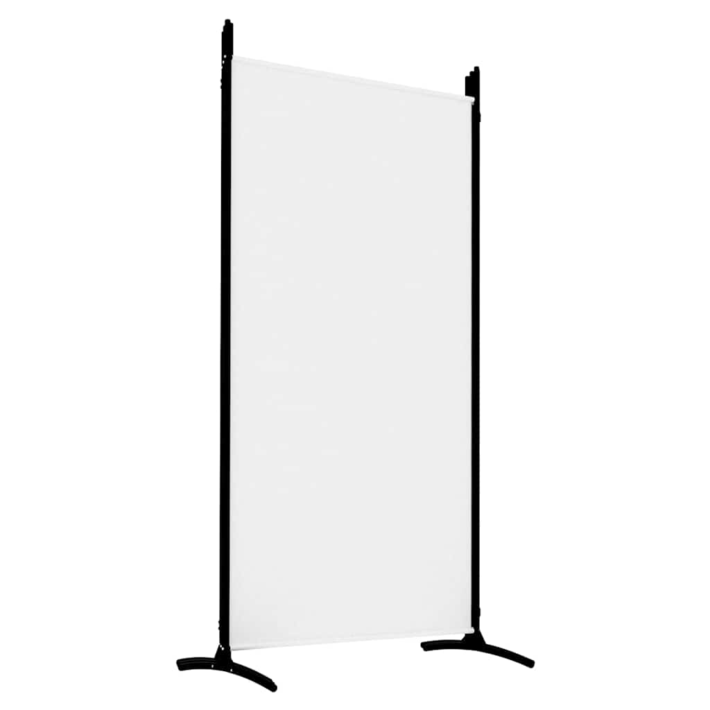 Sobna pregrada s 5 panela bijela 433x180 cm od tkanine
