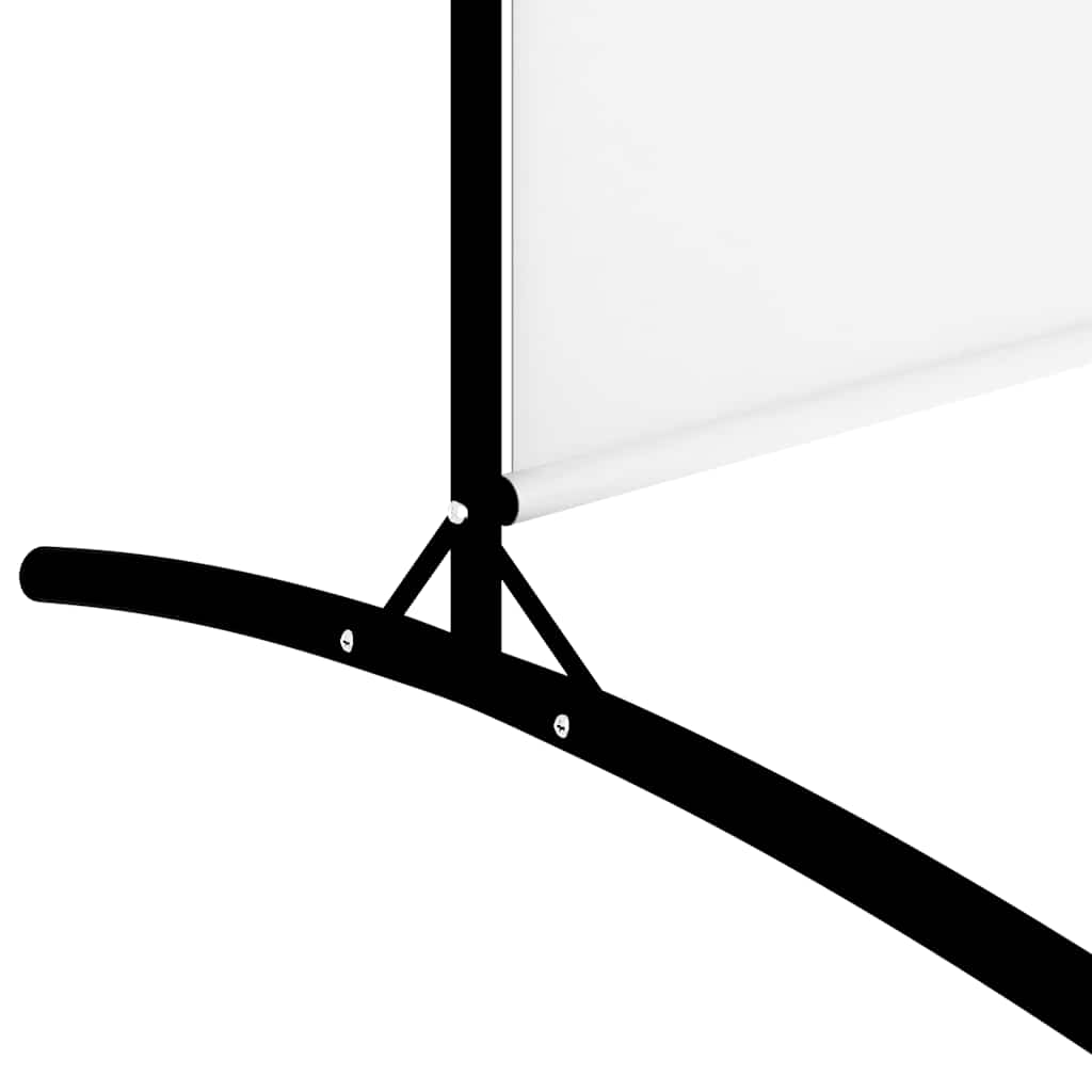Sobna pregrada s 5 panela bijela 433x180 cm od tkanine