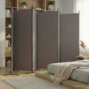 Sobna pregrada s 6 panela antracit 520x180 cm od tkanine