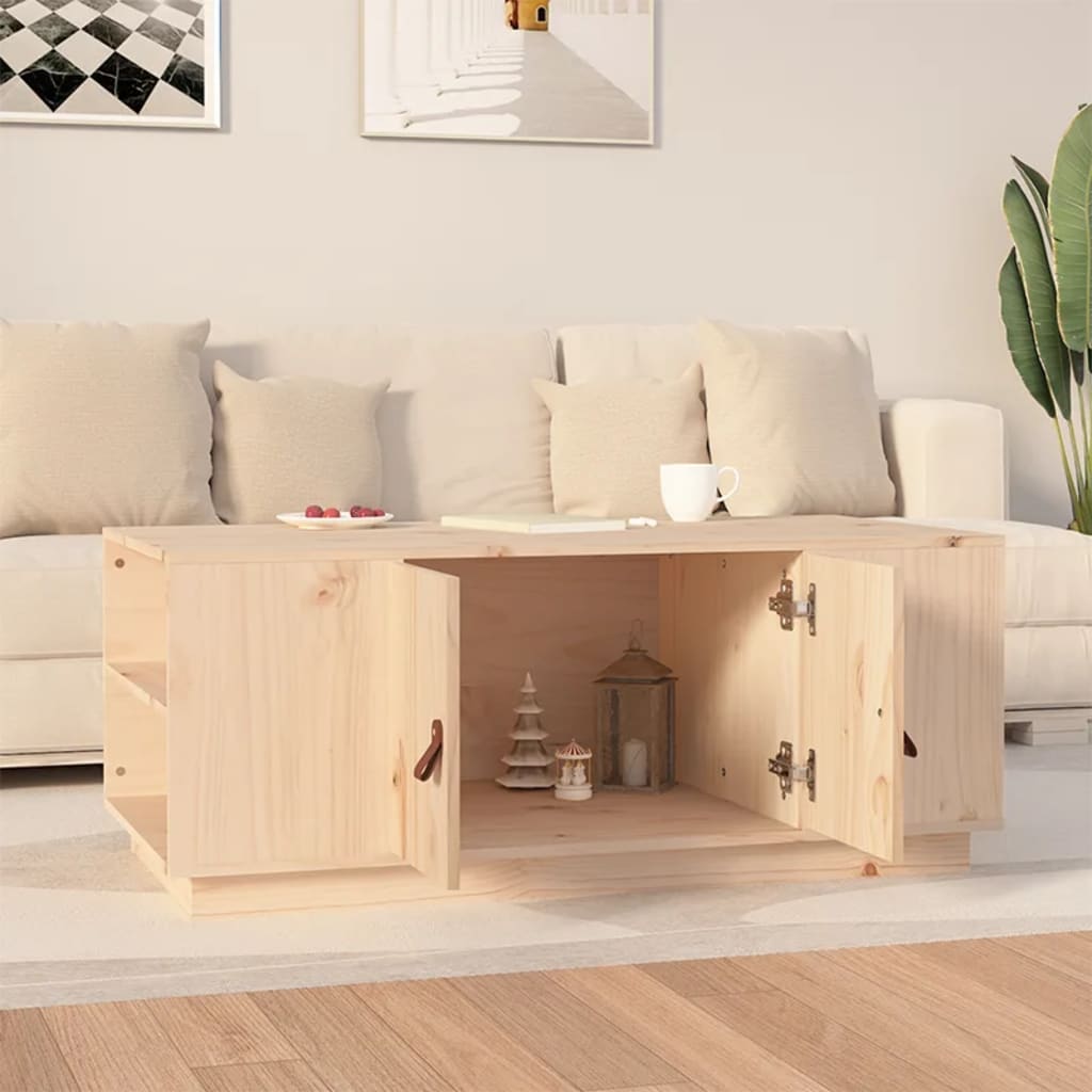 Stolić za kavu 100 x 50 x 41 cm od masivne borovine