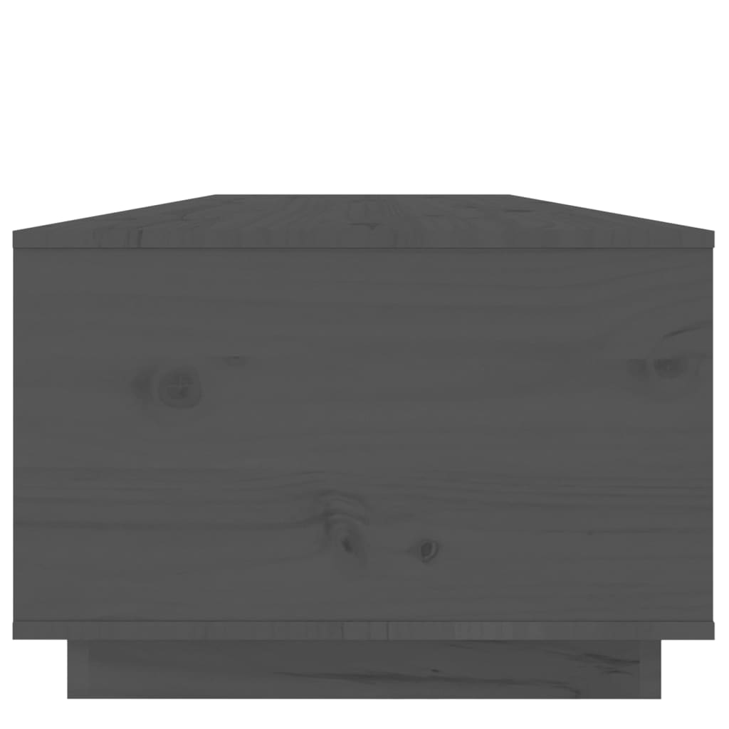 Stolić za kavu sivi 100 x 50 x 35 cm od masivne borovine