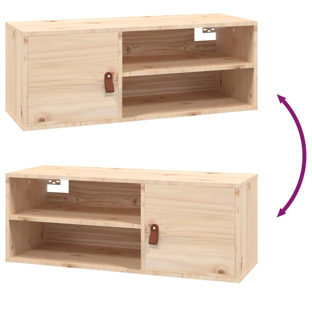 Zidni ormarić 80 x 30 x 30 cm od masivne borovine