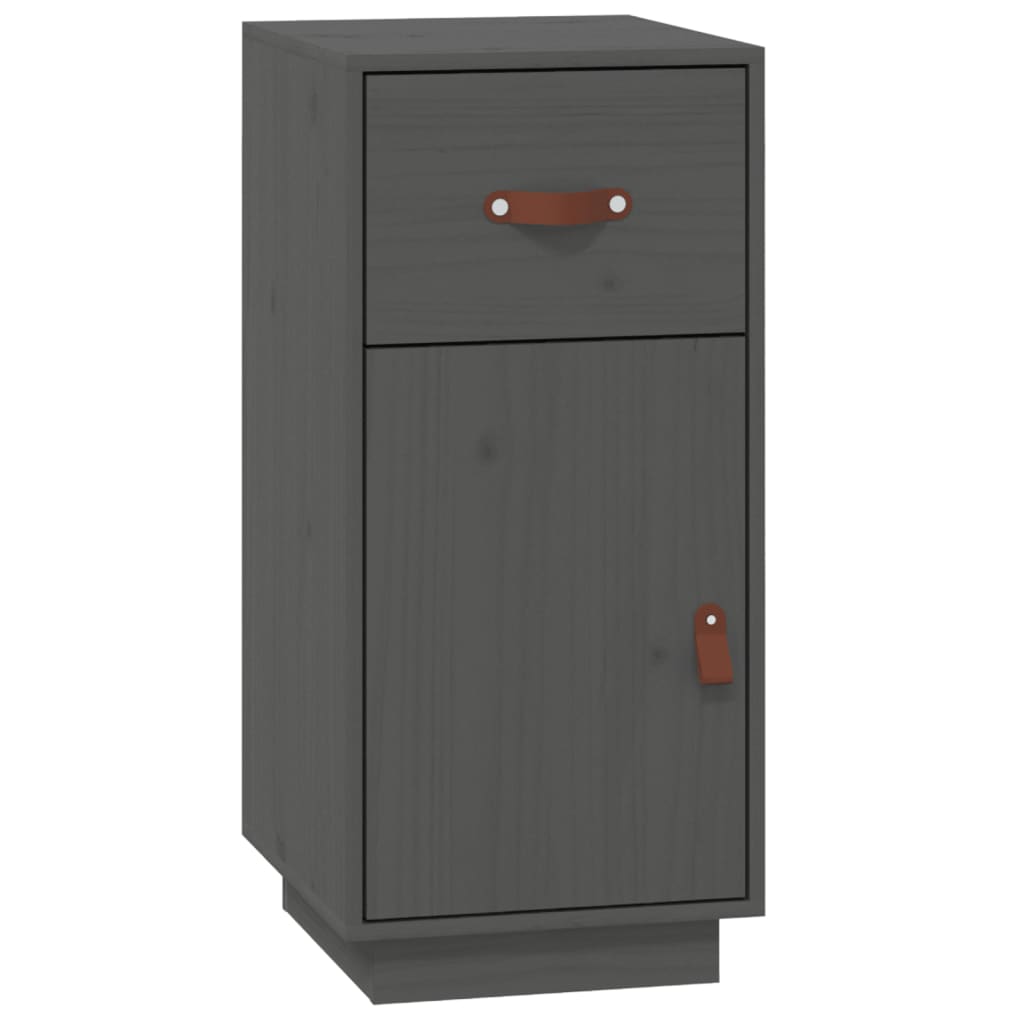 Komoda siva 34 x 40 x 75 cm od masivne borovine