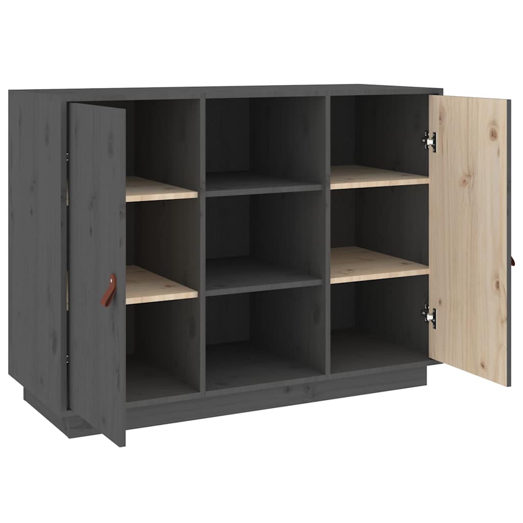 Komoda siva 100 x 40 x 75 cm od masivne borovine