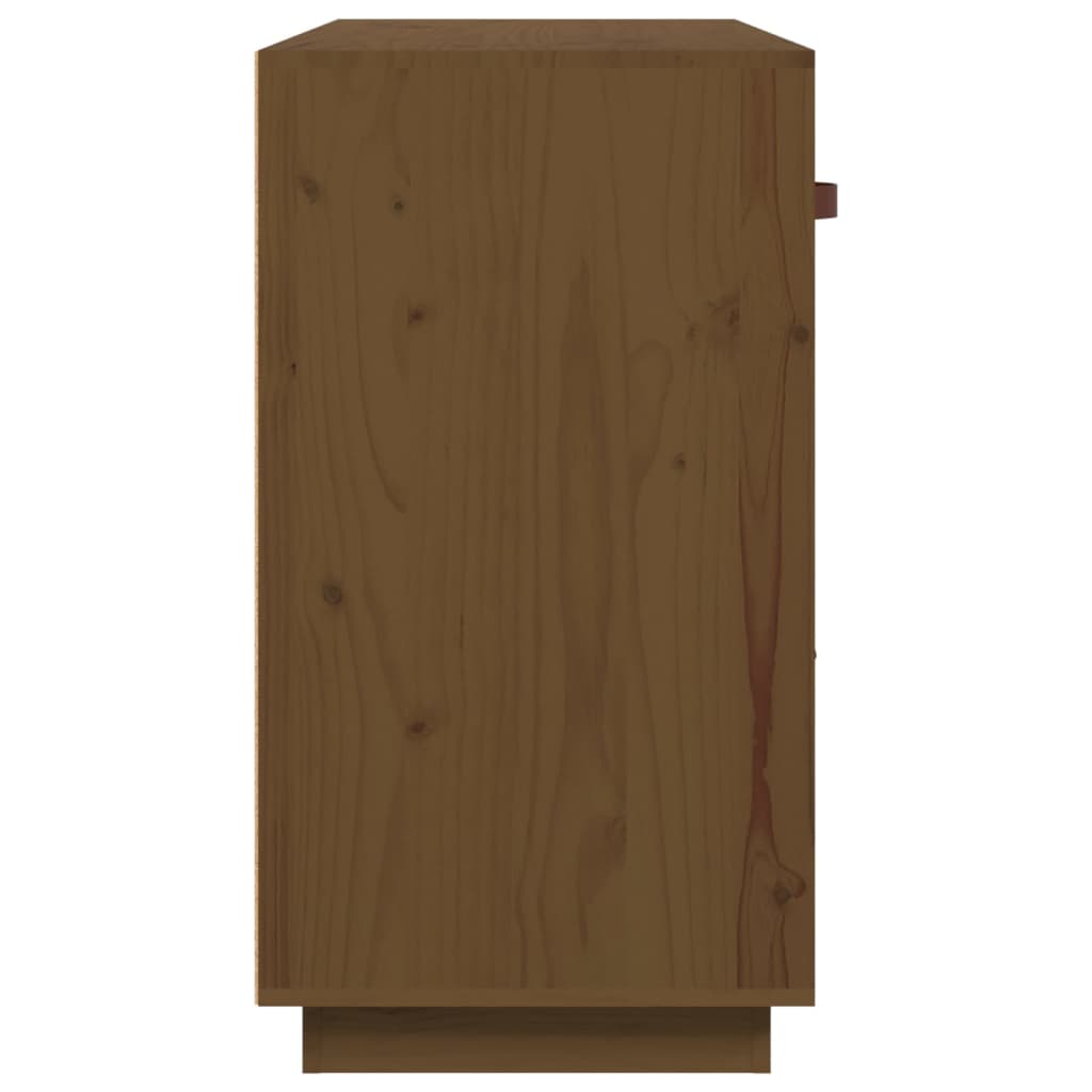 Komoda smeđa boja meda 100 x 40 x 75 cm od masivne borovine