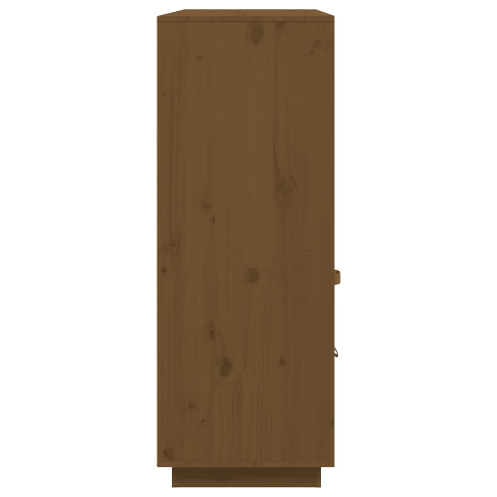 Visoka komoda boja meda 100 x 40 x 108,5 cm od masivne borovine