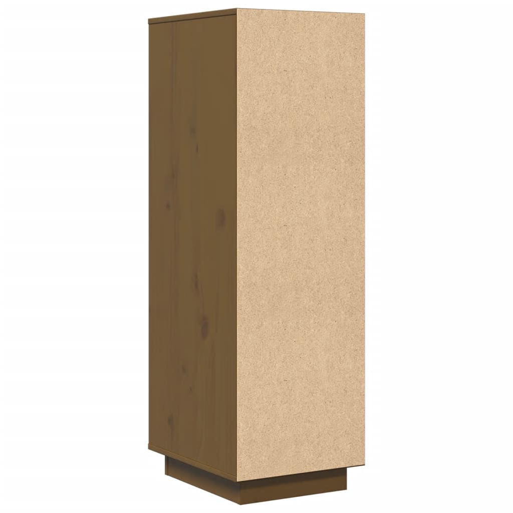 Visoka komoda boja meda 34 x 40 x 108,5 cm od masivne borovine