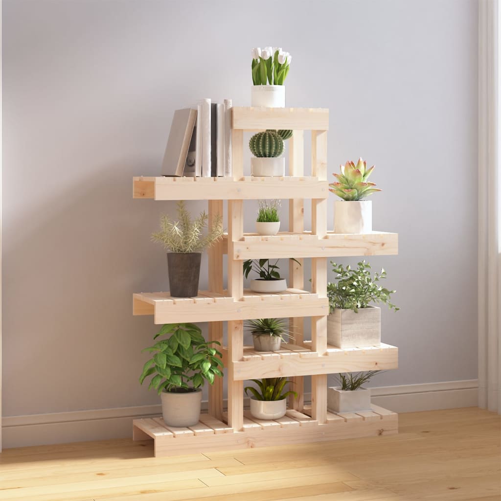 Stalak za biljke 85 x 25 x 109,5 cm od masivne borovine