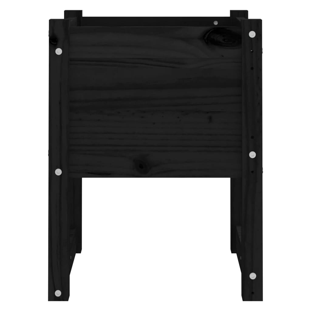 Sadilica crna 40 x 40 x 52,5 cm od masivne borovine