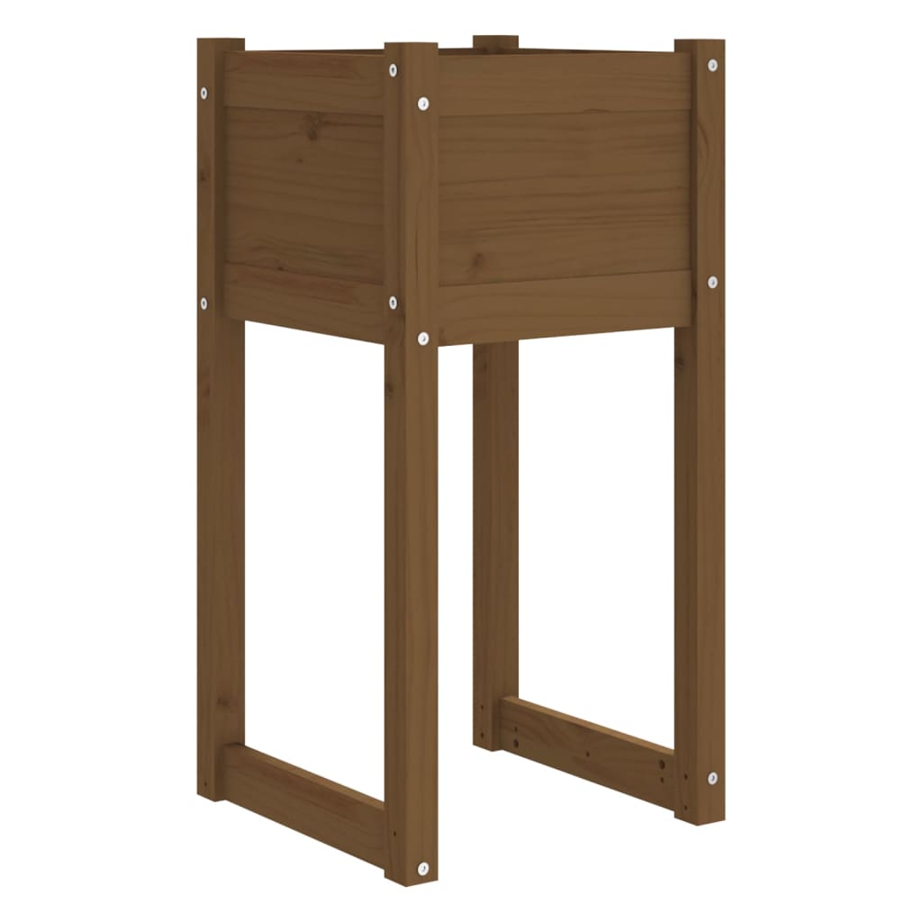 Sadilice 2 kom boja meda 40 x 40 x 81 cm od masivne borovine