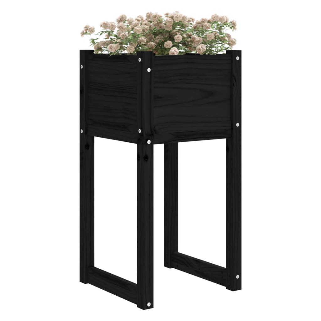 Sadilica crna 40x40x81 cm od masivne borovine