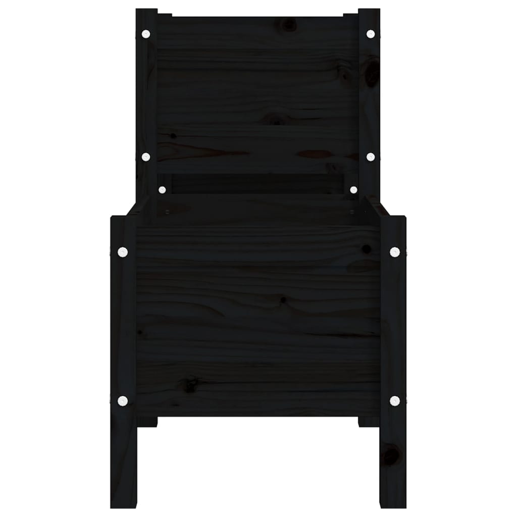 Sadilica crna 178,5 x 44 x 75 cm od masivne borovine