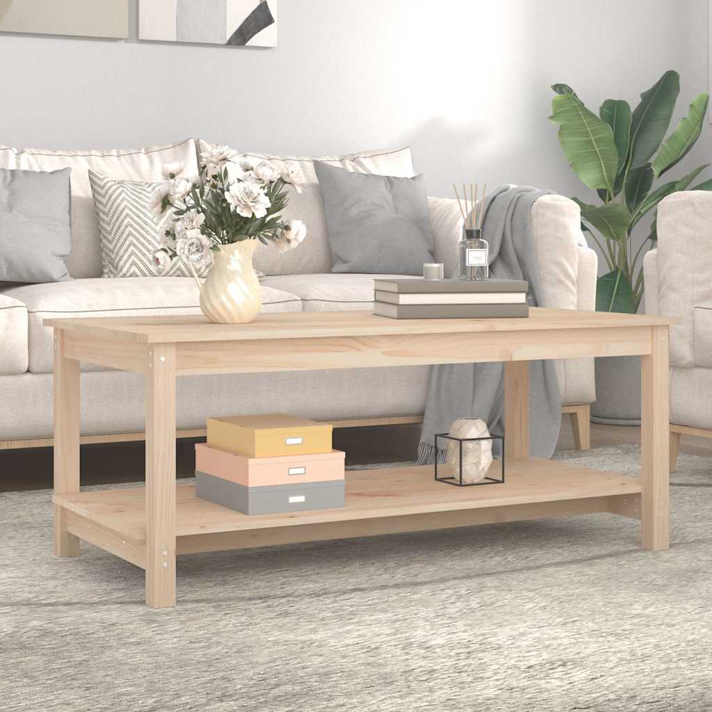 Stolić za kavu 110 x 55 x 45 cm od masivne borovine
