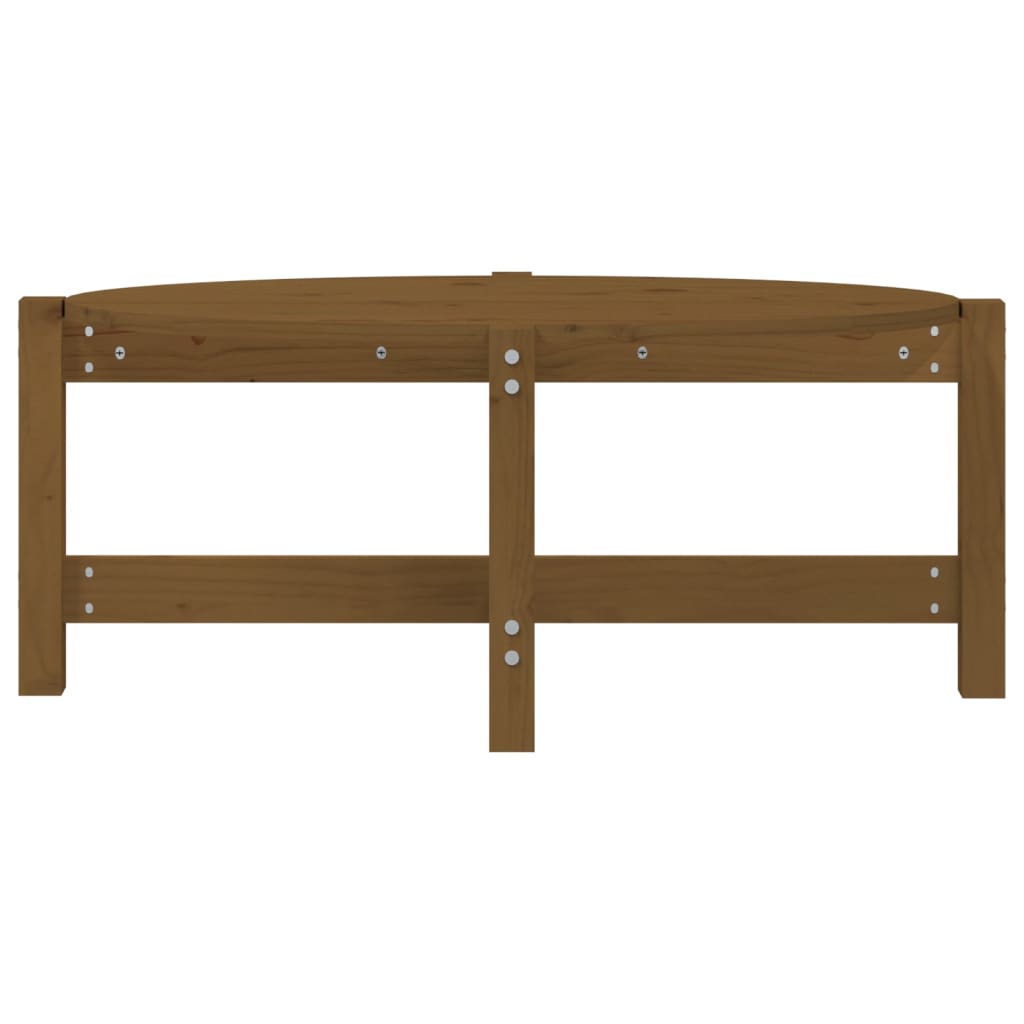 Stolić za kavu boja meda 87 x 48 x 35 cm od masivne borovine