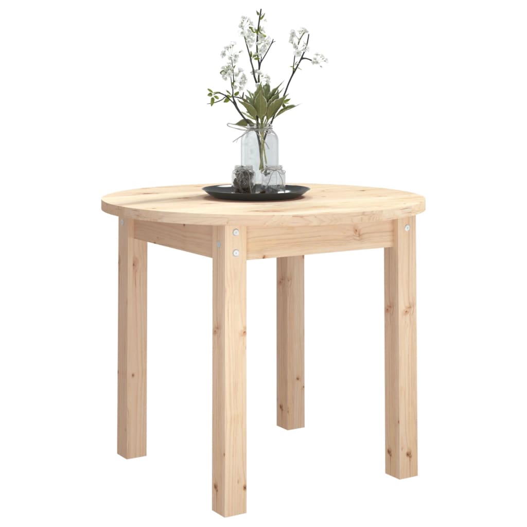 Stolić za kavu Ø 55 x 45 cm od masivne borovine