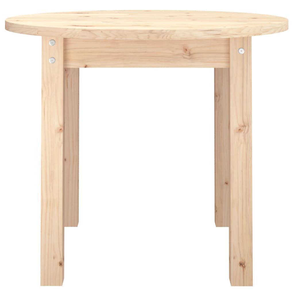 Stolić za kavu Ø 55 x 45 cm od masivne borovine
