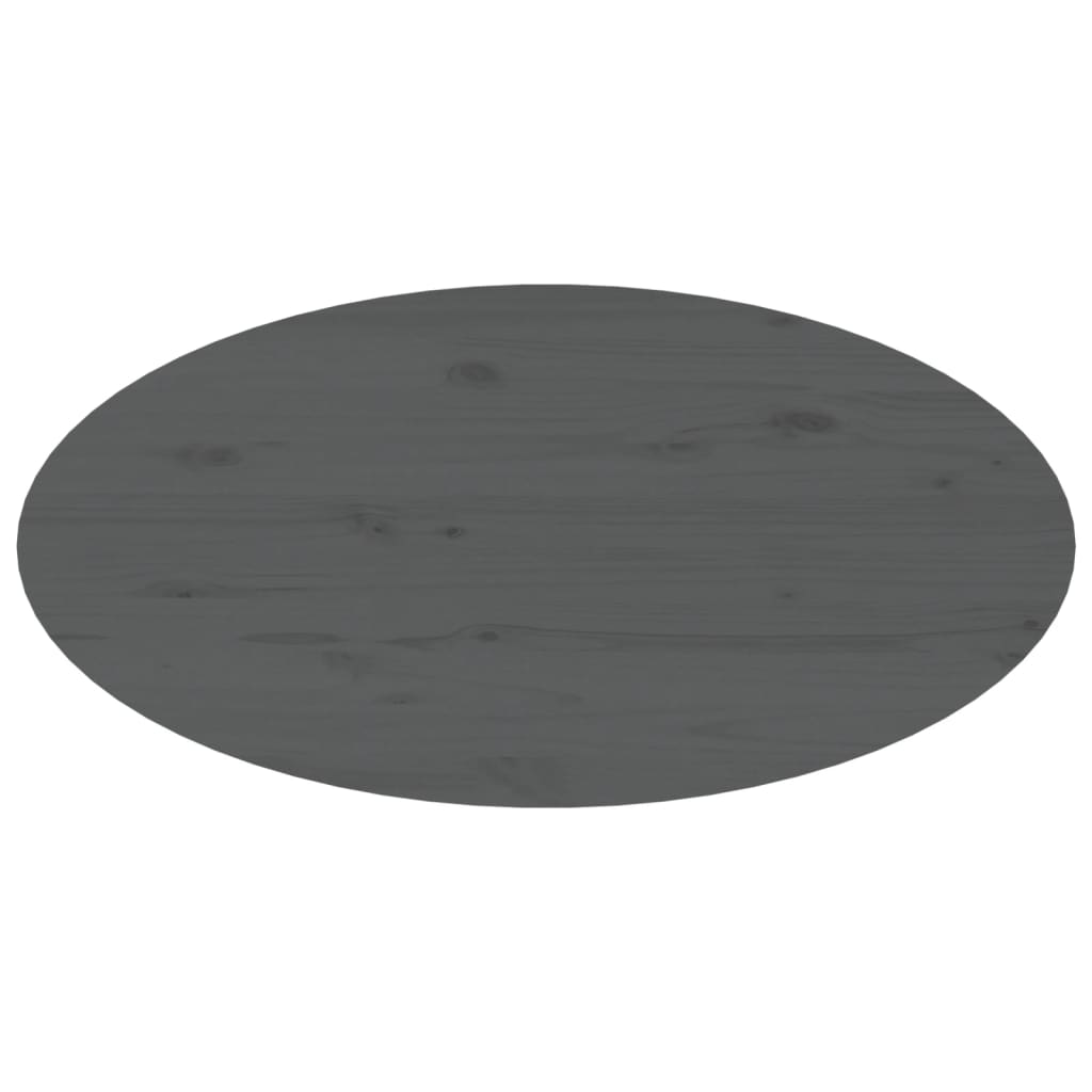 Stolić za kavu sivi 80 x 40 x 35 cm od masivne borovine