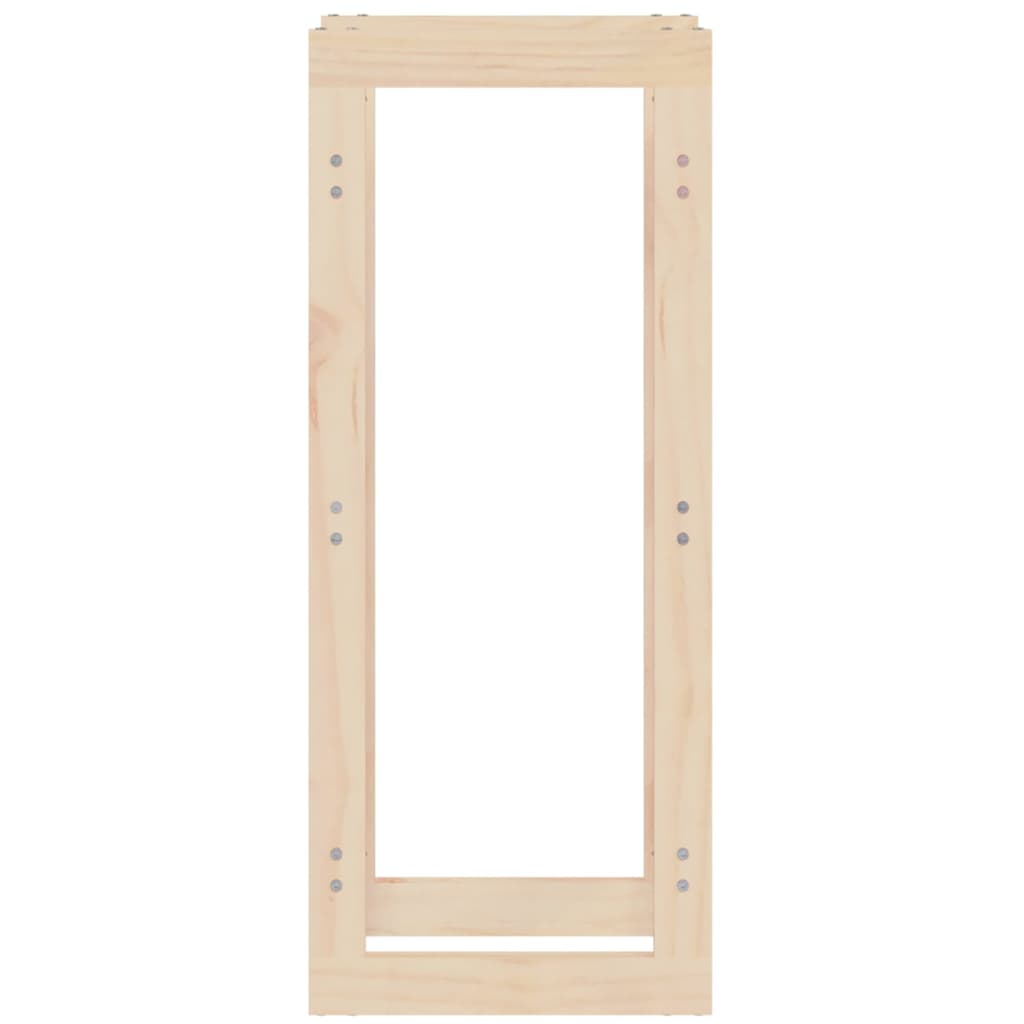 Stalak za drva za ogrjev 41 x 25 x 100 cm od masivne borovine