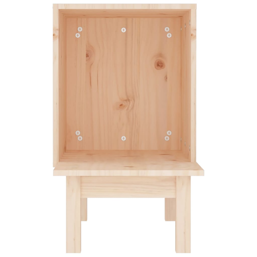 Kućica za mačke 60 x 36 x 60 cm od masivne borovine