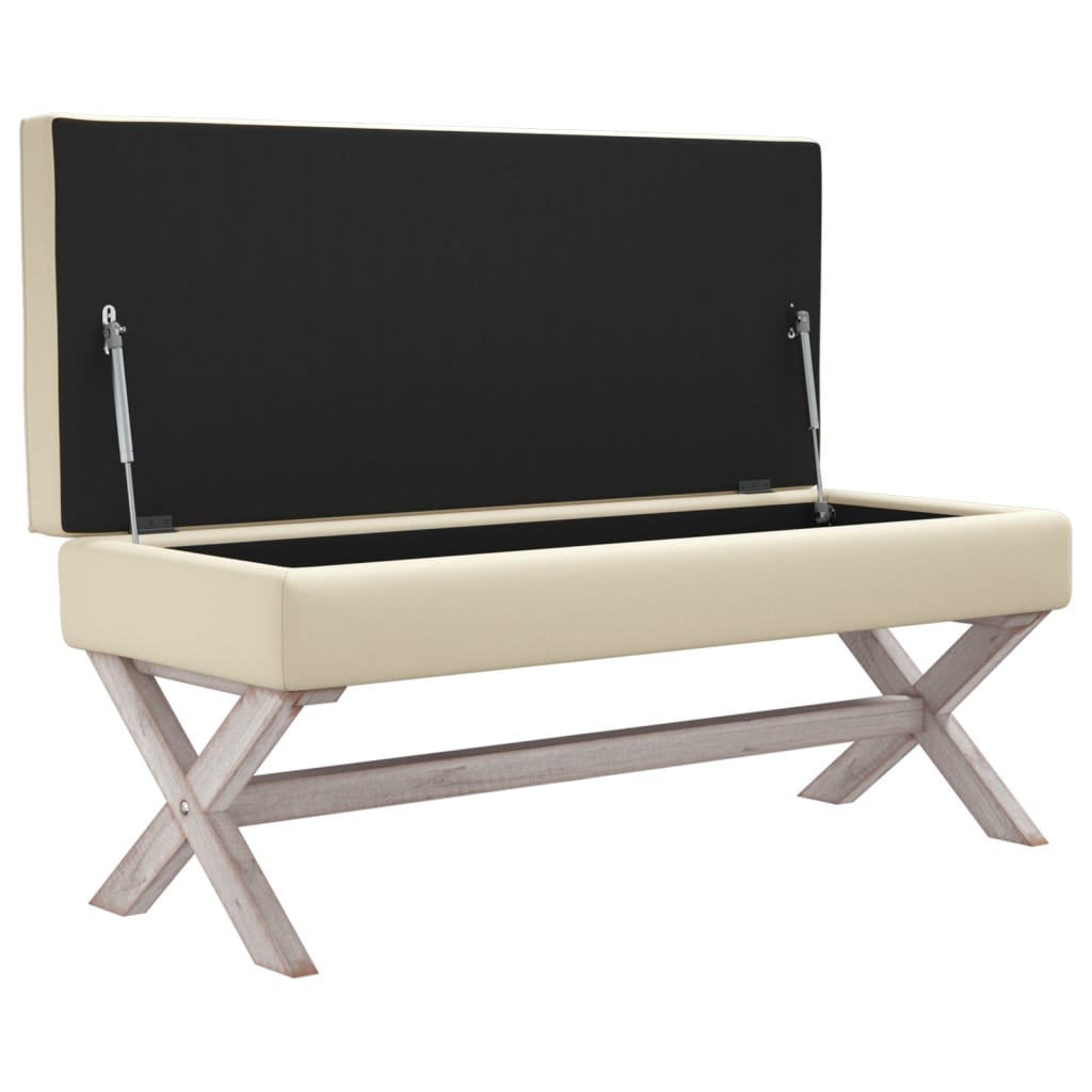 Tabure za pohranu 110 x 45 x 49 cm platneni