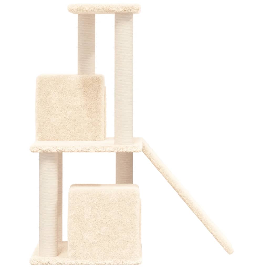 Penjalica za mačke sa stupovima za grebanje krem 82 cm