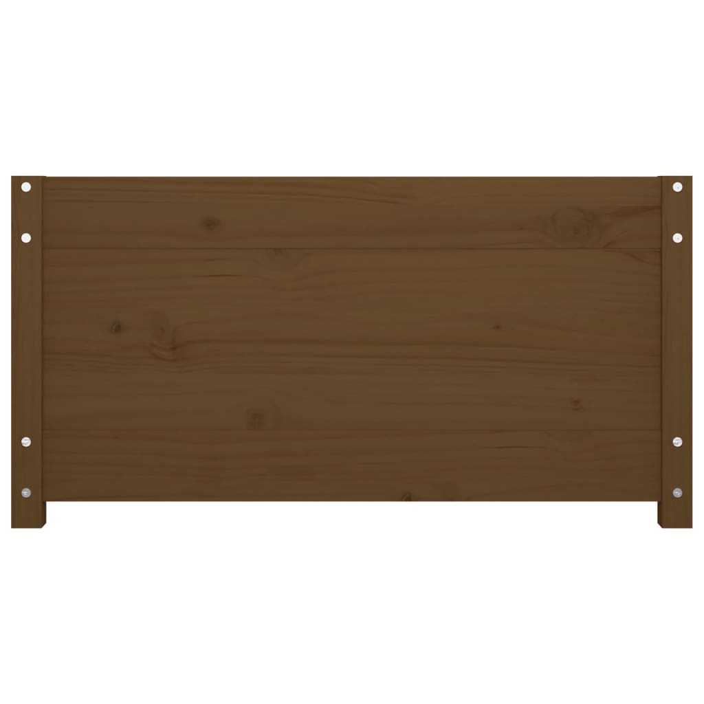 Dnevni ležaj smeđa boja meda 80 x 200 cm od masivne borovine
