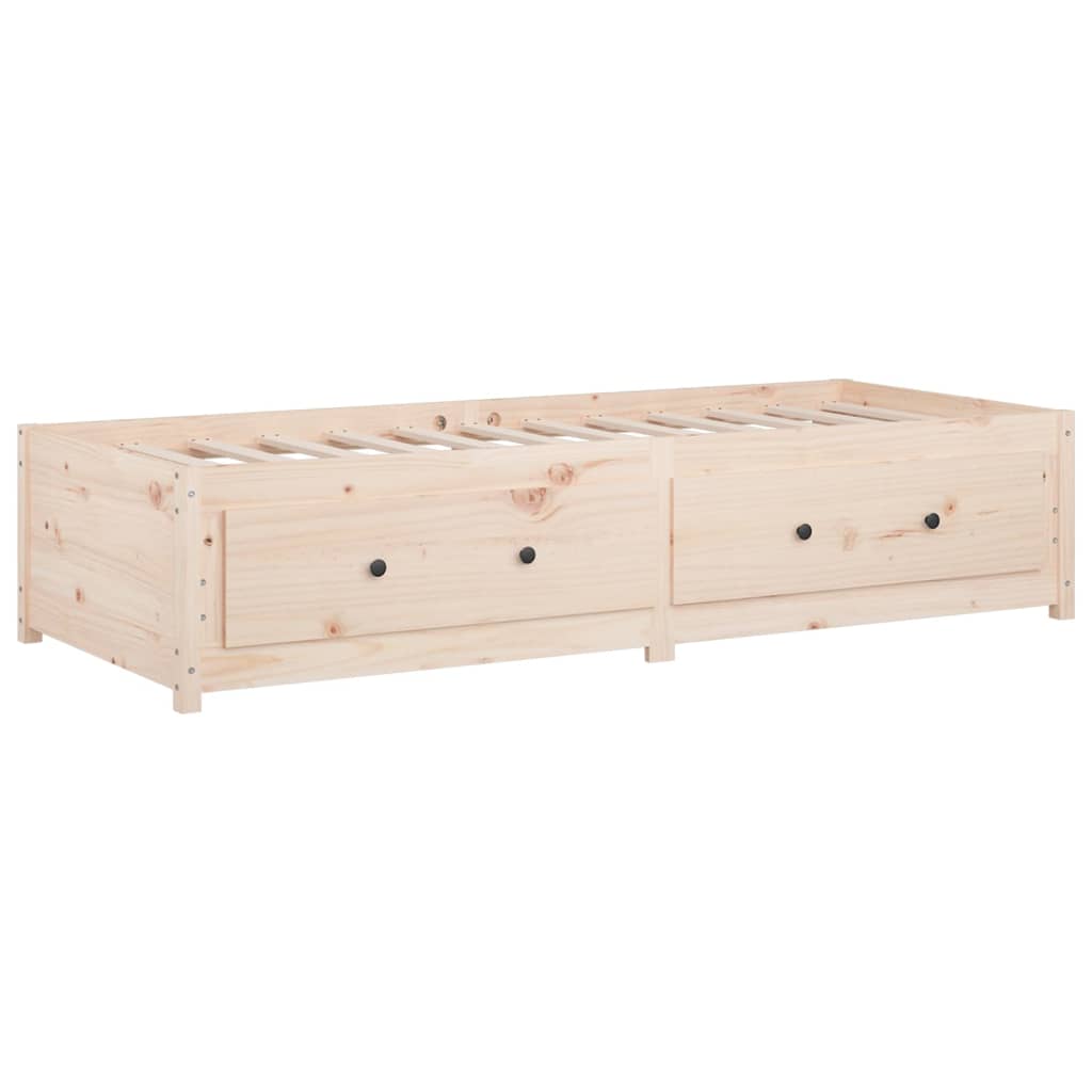 Dnevni krevet bez madraca 90 x 200 cm od masivne borovine