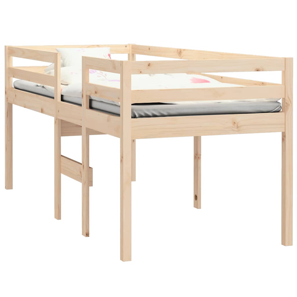 Visoki krevet 90 x 200 cm od masivne borovine