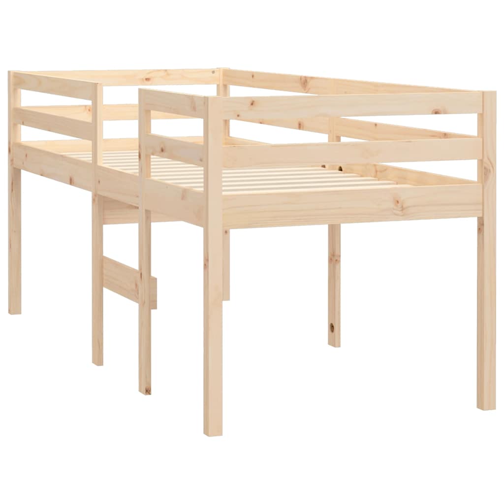 Visoki krevet 90 x 200 cm od masivne borovine