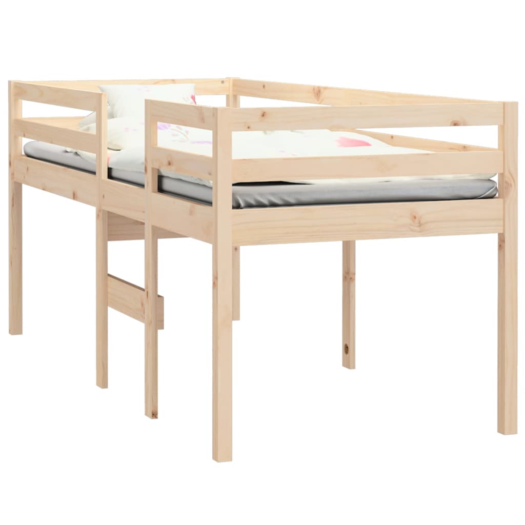 Visoki krevet 90 x 190 cm od masivne borovine