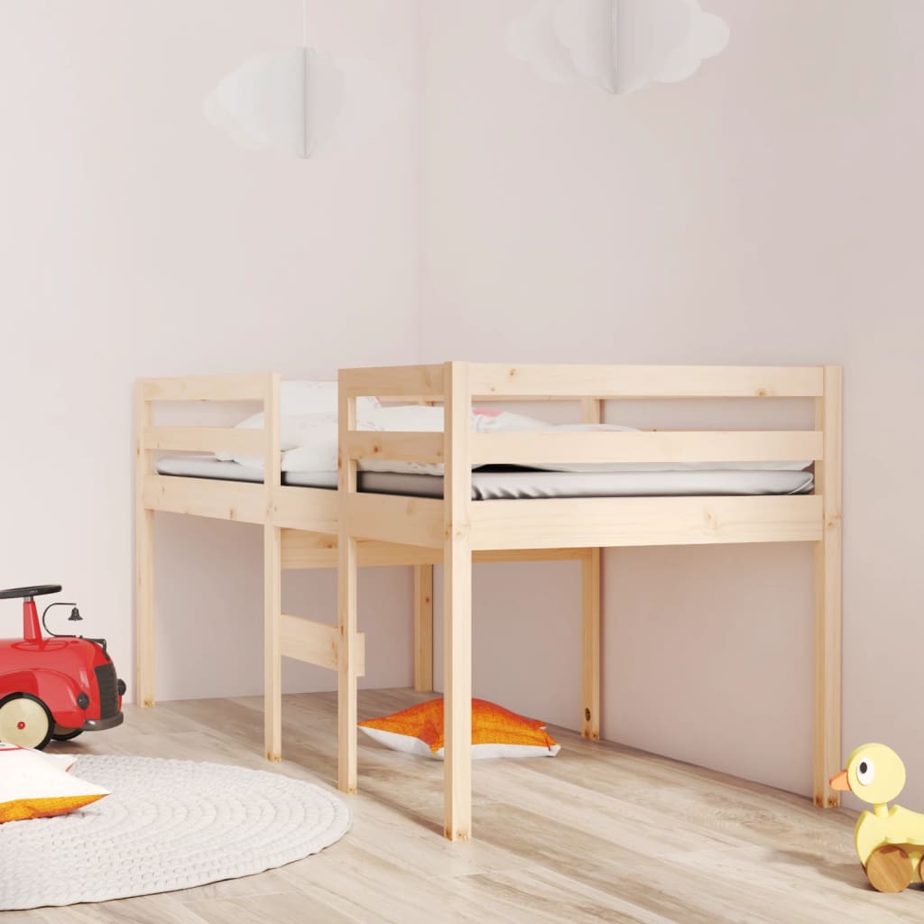 Visoki krevet 90 x 190 cm od masivne borovine