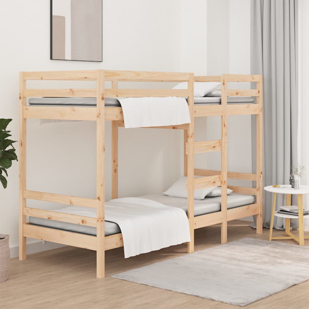 Krevet na kat 80 x 200 cm od masivne borovine