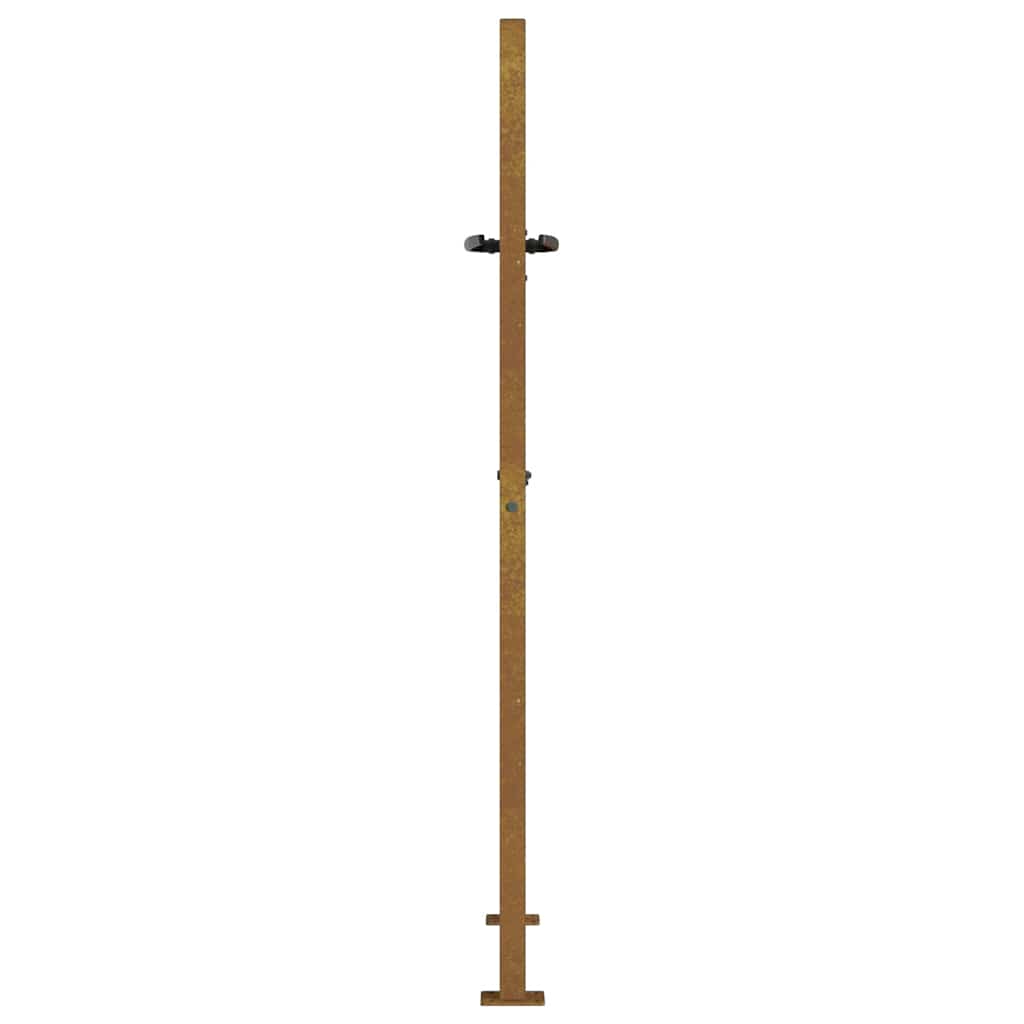 Vrtna vrata 100x150 cm Corten čelik Dizajn stabla